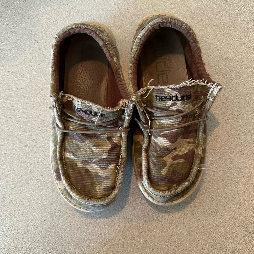 Hey Dude Wally Youth camo Y2-L3